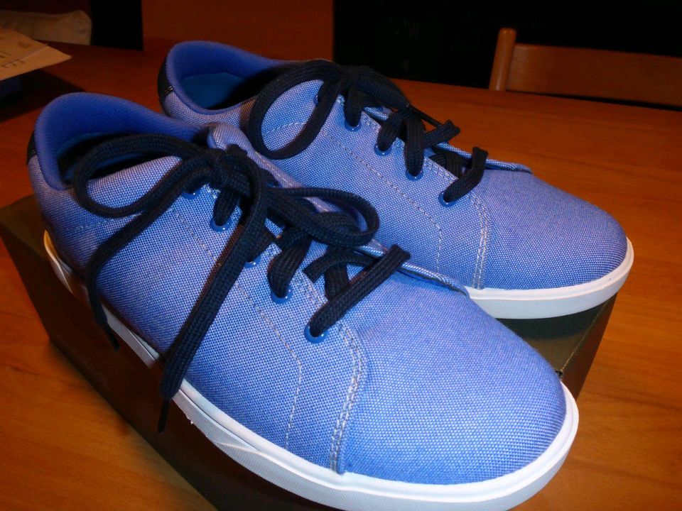 Timberland Sneaker Halbschuhe Groveton Canvas blau  Gr. 39 *NEU* in Korb