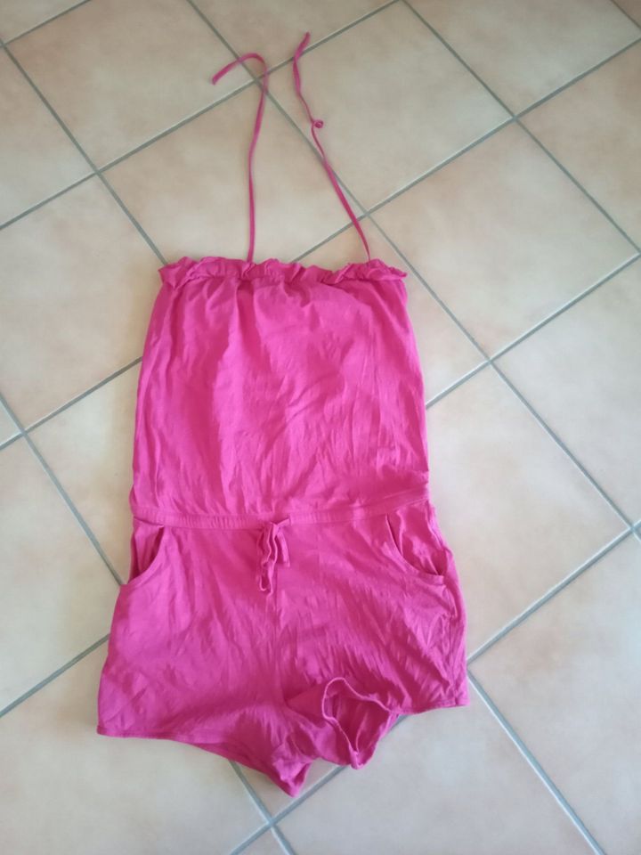 Jumpsuit kurz - pink - Gr. 40/42 in Mintraching