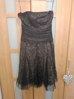Kleid in Größe 42 Farbe rosa/schwarz mit Glitzer Brandenburg - Wiesenau bei Frankfurt/Oder Vorschau