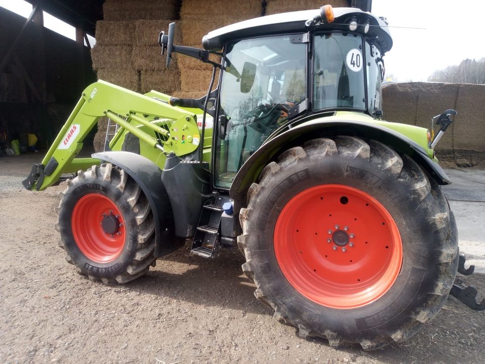 Claas Arion 470 mit FL und RTK S 10 FH+ FZ  Maxi Car in Geiersthal