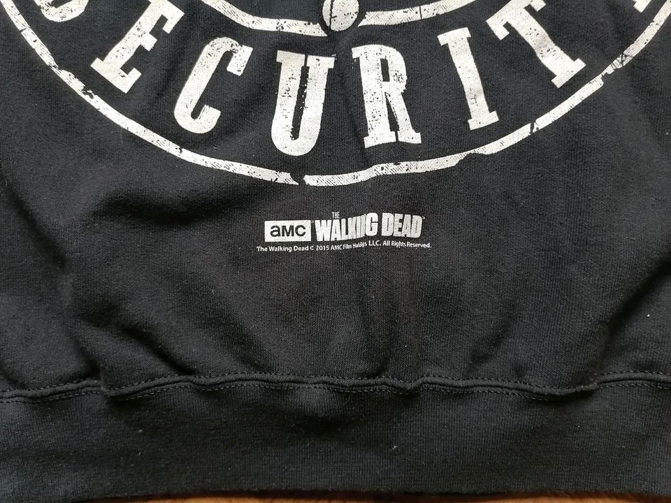 Hoodie XL Grimes Dixon Security Walking Dead schwarz Kapuzenpulli in Buxtehude