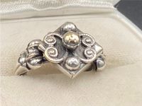 Alter Vintage Ring Silber mit außergewöhnlichem Ringkopf in Gr.54 Nordrhein-Westfalen - Oberhausen Vorschau