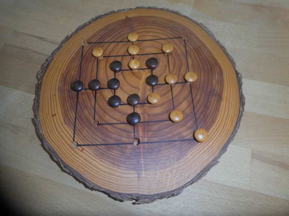 Mühlespiel Spielbrett aus Holz in Ibbenbüren