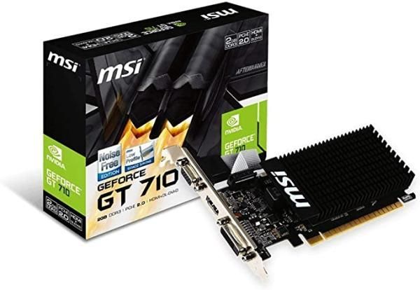 Neue MSI Nvidia GeForce GT710 2GD3H LP 2GB Grafikkarte in Lübeck
