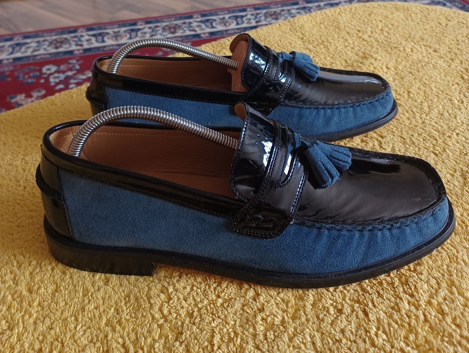 Italienische Schuhe aus echtem Leder, Size 44 in Berlin