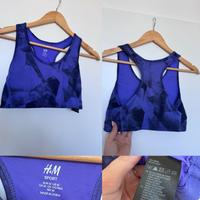 Lila schwarzer Sportbh Fitness - H&M - 38/M Bielefeld - Gadderbaum Vorschau