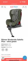 Römer Kindersitz Safefix Plus - olive green Duisburg - Hamborn Vorschau