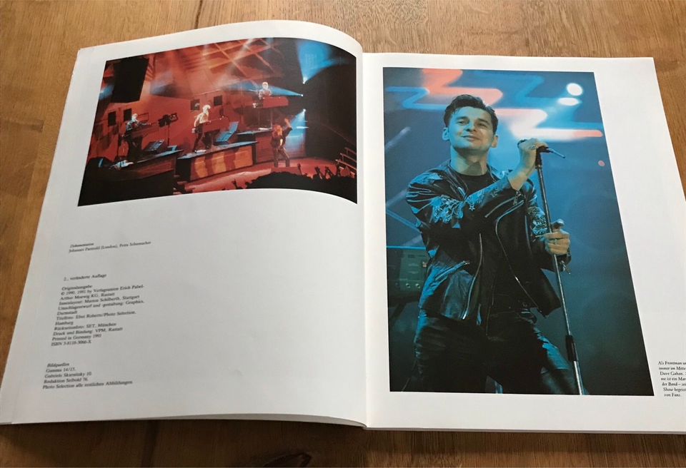 Depeche Mode Buch von Jürgen Seibold 1990 1991 in Bückeburg