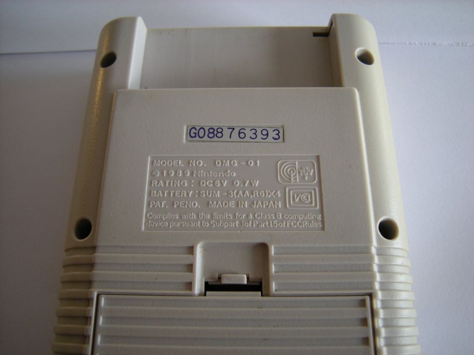 Original Nintendo Game Boy Classic Konsole DMG-01 Grau 1989 in Mainz