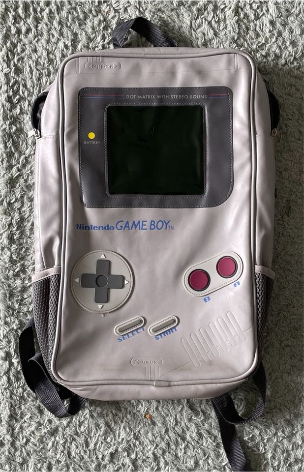 Original Nintendo Rucksack in Gameboy Classic Optik in Rheinbach