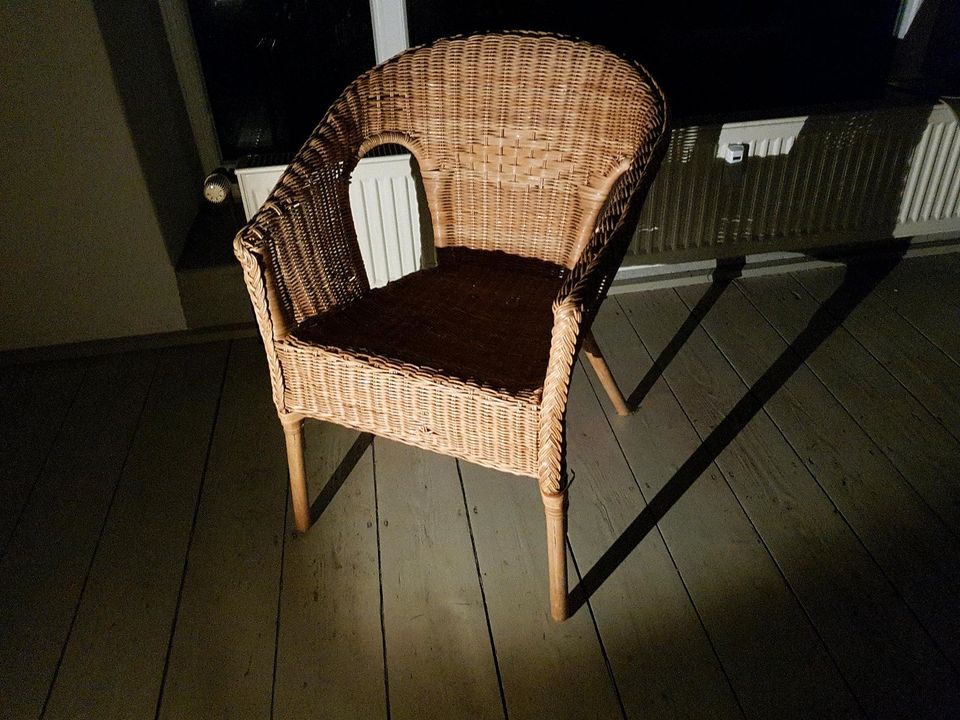 ❤3 Rattan Korb Stühle Agen Ikea nicht mehr neu und mit Macken in Dresden