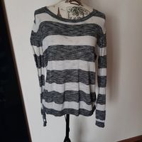 Pulli Pullover weiß grau - Größe S - H&M Bayern - Niederrieden Vorschau