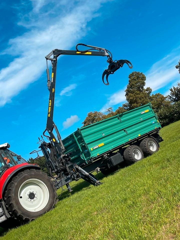 Holztransport Rückewagen in Wehrheim