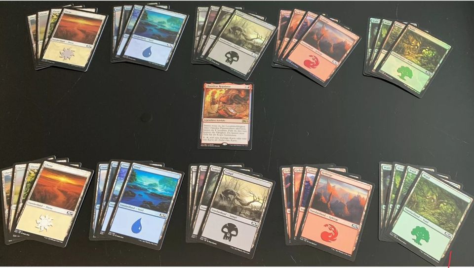 MtG - Magic the Gathering Foil Basiclands + normale Basiclands in Bergheim