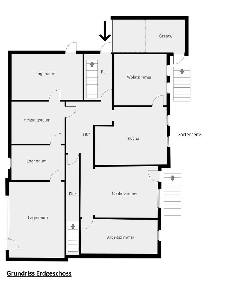 Großes Haus mit Einliegerwohnung im Zentrum in Sonnefeld