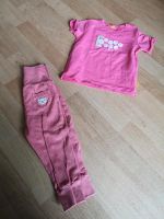 Steiff Jogginghosen organic cotton 80 86 tshirt rosa pink Sachsen - Lichtentanne Vorschau