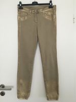 St. Emile Luxus Jeans gold beschichtet wie neu 36 Stretch Nordrhein-Westfalen - Mülheim (Ruhr) Vorschau