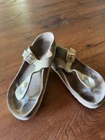 Birkenstock Gizeh Veloursleder Gold schimmernd Friedrichshain-Kreuzberg - Kreuzberg Vorschau
