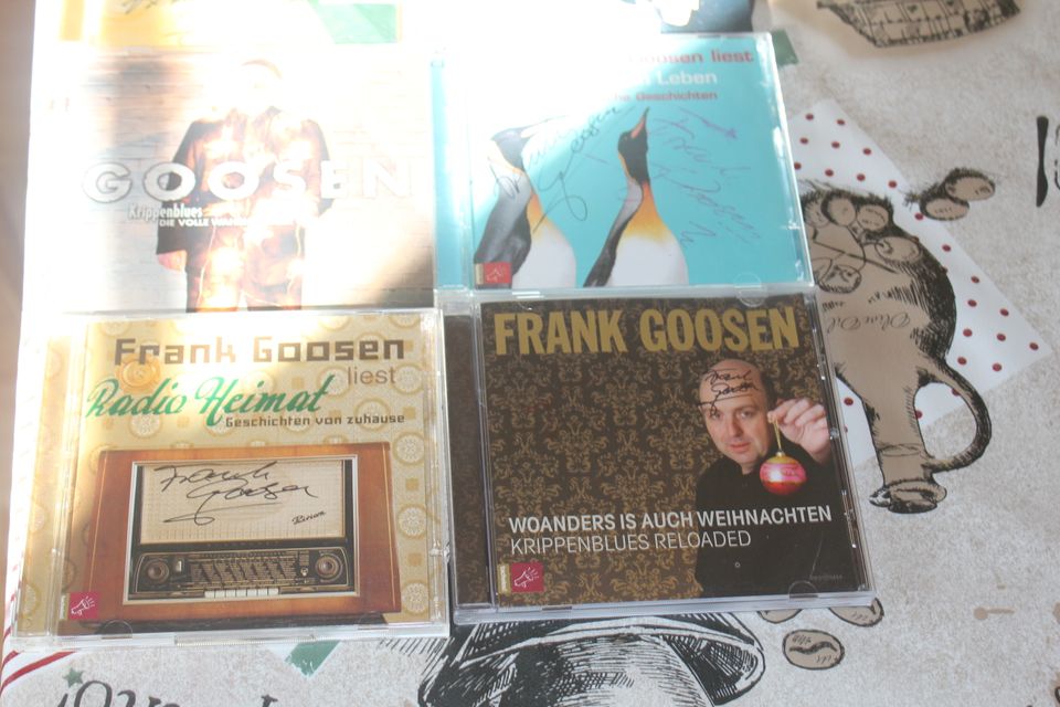 Frank Goosen 8 CDs alle signiert Porto erfragen in Löhne