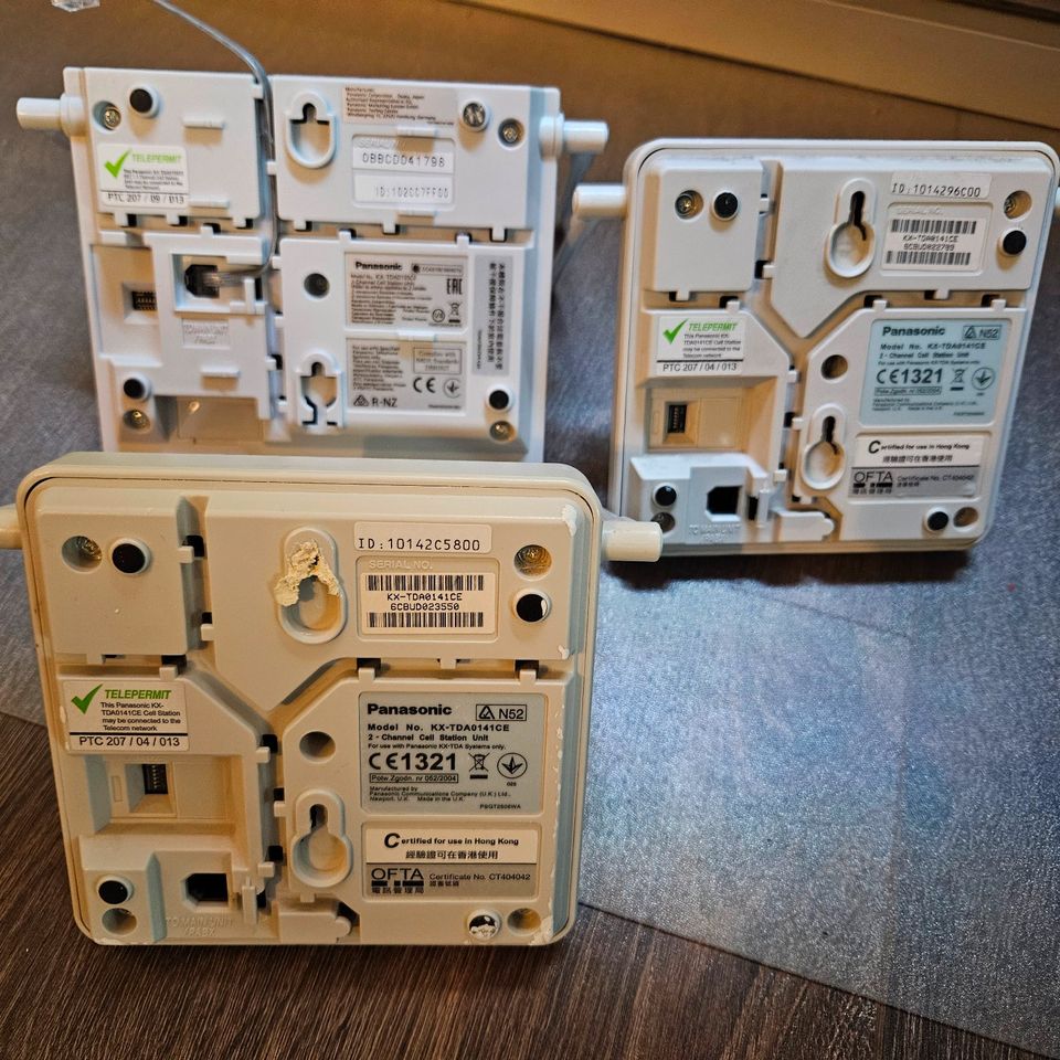 1 x Panasonic KX-TDA0155CE 2x KX-TDA0141CE Dectbasisstationen - in Fellbach
