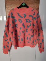 Pullover von Shein Gr. M/38 lachs/türkis Leo Muster Baden-Württemberg - Balingen Vorschau