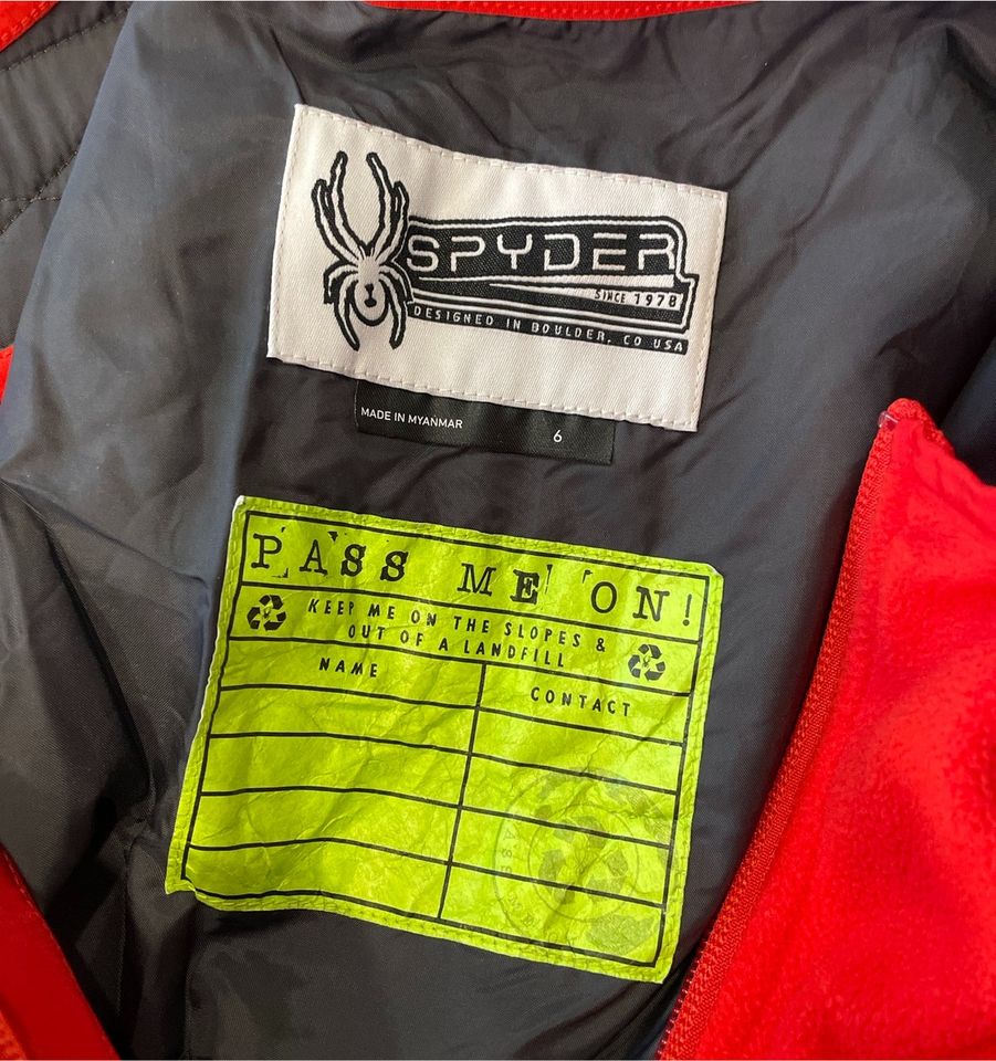 Spyder Skihose Expedition rot 110 in Ilmenau