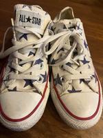 Converse ALL STAR Chucks Gr. 36 weiß mit blauen Sternen Nordrhein-Westfalen - Viersen Vorschau