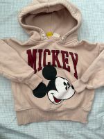 ZARA Hoodie Größe 122 altrosa Mickey Mouse Brandenburg - Oberkrämer Vorschau