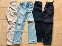4 Hosen Set Jeans Cargo Bershka Zara  XS/ S Super Zustand Nordrhein-Westfalen - Viersen Vorschau