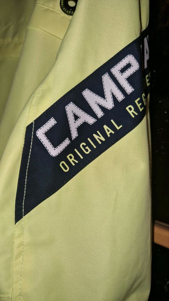 Funktionsjacke Neon gelb Herren Übergang Jacke Camp David Gr. L in Bellheim