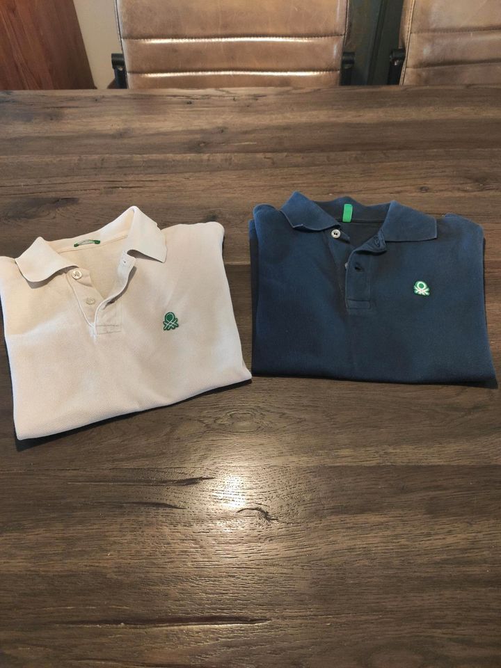 Poloshirt T-Shirt Benetton Größe 130 in Walluf