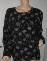 TAIFUN Langarm Blusenshirt Shirt Bluse Pusteblume schwarz L XL München - Milbertshofen - Am Hart Vorschau