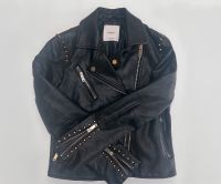 Mango Lederjacke S 36 Nieten Gold Biker Hamburg-Mitte - Hamburg Neustadt Vorschau