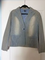 Damen-Blazer, Jeans gestreift, used Look, Gr. L München - Sendling Vorschau