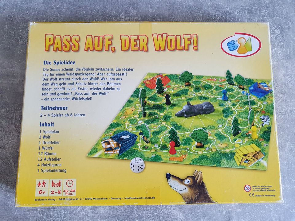 Gesellschaftsspiel „Pass auf, der Wolf“ komplett in Dinslaken
