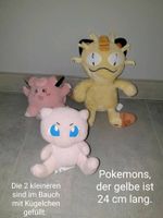 Pokemon Kuscheltier 1998 alt, Mauzi Mew Piepi Stofftiere Bayern - Röllbach Vorschau