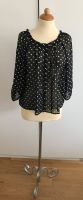 H&M Tunika Weiß Schwarz Punkt Bluse Gr. 38 Elegant Büro Old Money München - Laim Vorschau