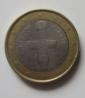 1€ Zypern-Kibris 2008 Fehlprägung Nordrhein-Westfalen - Krefeld Vorschau