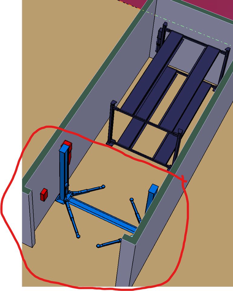 Werkstatt zur Vermietung (Stellplatz + Hebebühne) in Mannheim