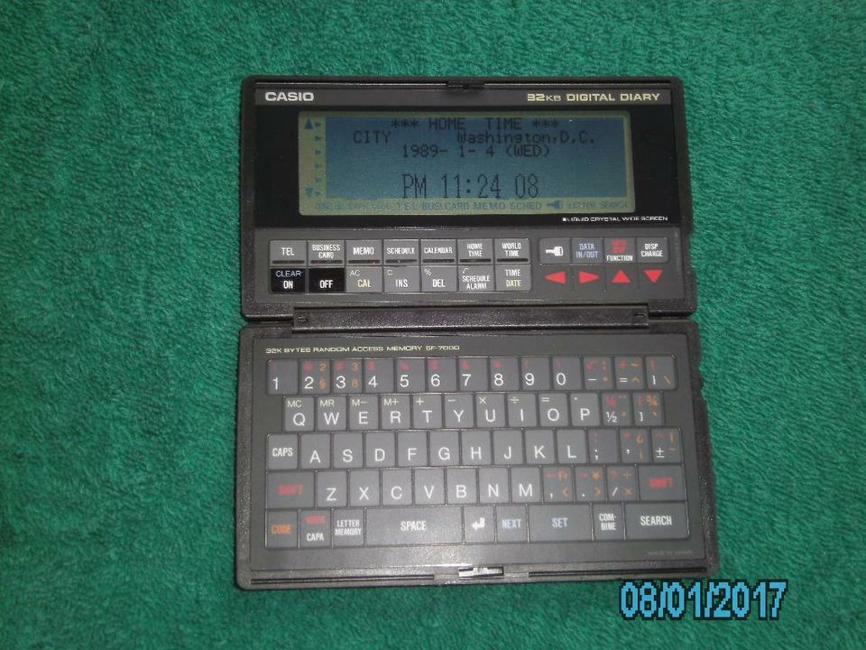 DIGITAL DIARY-CASIO SF - 7000 MIT BENUTZERHANDBUCH in Hückelhoven