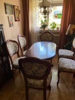 Essecke mit 6 Stühlen und ausziehbarem Tisch Bremen - Walle Vorschau