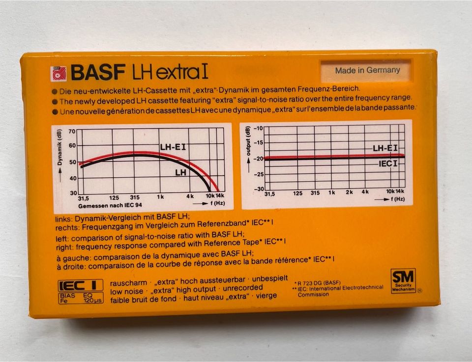 BASF LH extra I 60 MC Kassette Tape NEU und OVP in Duisburg