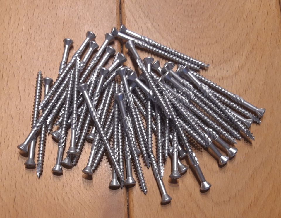 50 Stck. Terrassenschrauben Edelstahl Torx 5x70mm neu in Bad Zwischenahn