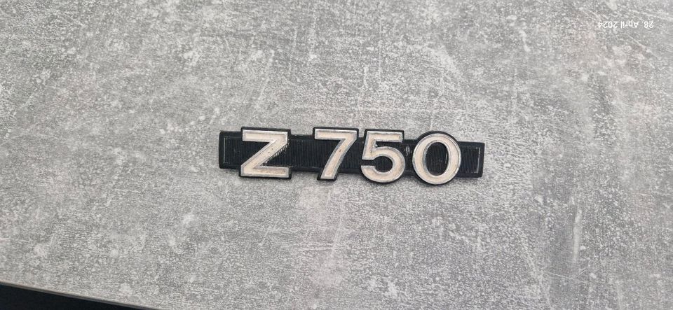 Emblem   Z750 für Kawasaki in Braunschweig