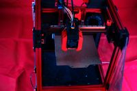 Voron V0 in Rot-Schwarz mit blauen Akzenten + Raspberry Pi 4 Nordrhein-Westfalen - Bottrop Vorschau