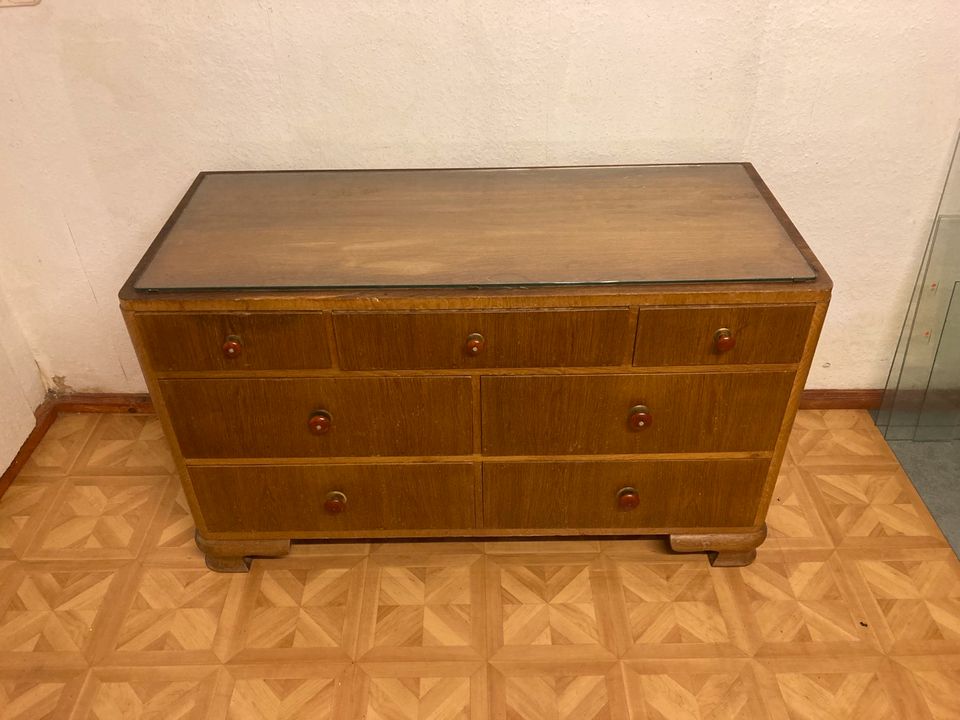 Sideboard / Kommode / Schränkchen / TV-Schrank retro massiv in Rutesheim  