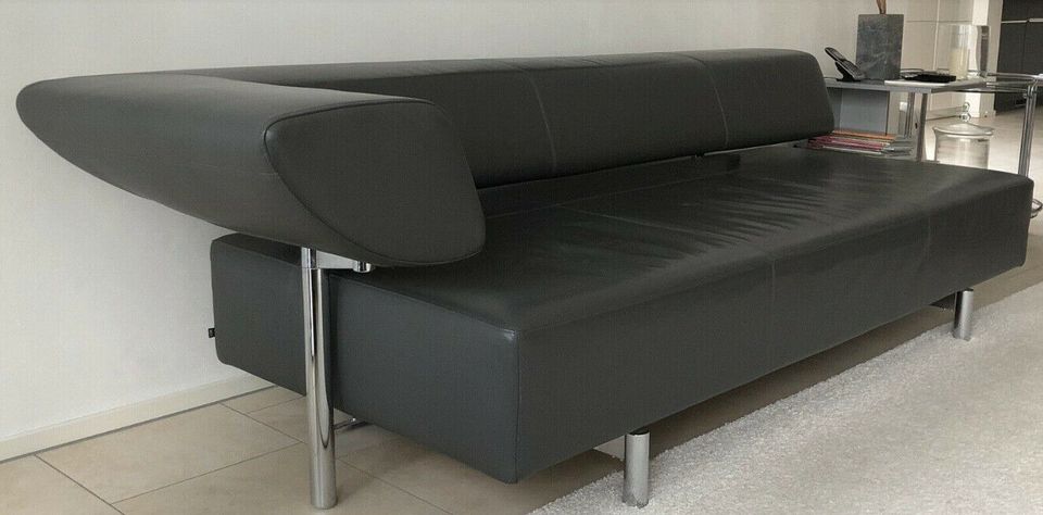 COR Design Sofa Arthe - Leder grau/antrazit in Dortmund