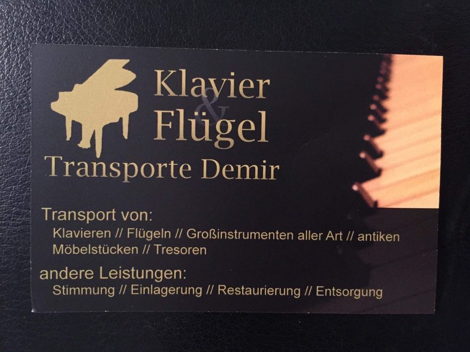 Klavier & Flügel Transporte/ Möbel/ Tresor/ in Duisburg