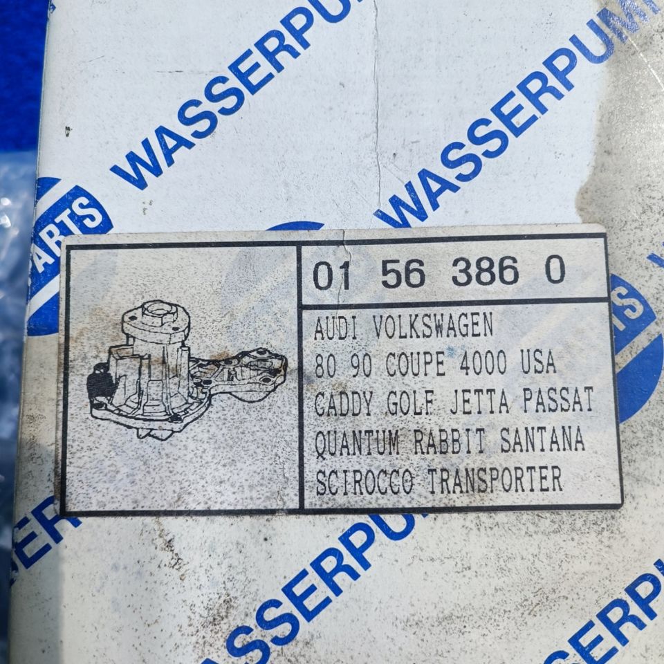 Wasserpumpe für Audi - Volkswagen - Golf usw*01 56 386 0**Coparts in Issum