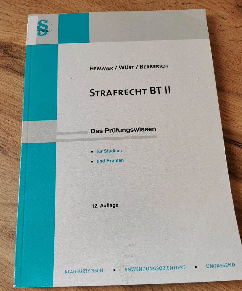 Hemmer Strafrecht BT I und II - Skript in Karben